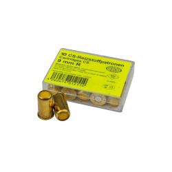 Munitions &agrave; Gaz CS Wadie Calibre 9mm R x10