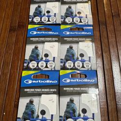 LOT P&Ecirc;CHE 60 HAME&Ccedil;ONS GARBOLINO Bas de Ligne 50 cm FORG&Eacute; BRONZ&Eacute; DROITS TAILLE 14 et 16