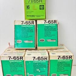 120 Balles DWM Calibre 7x65R 162gr Soft Point