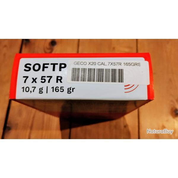 7.57 r demi blindee GECO 165gr boite 20
