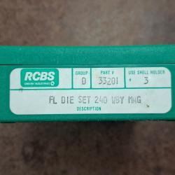 Jeux d'outils RCBS cal .240 Weatherby