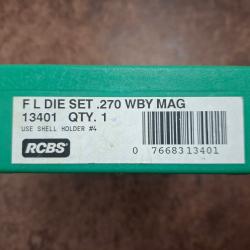 Jeux d'outils RCBS cal .270 Weatherby