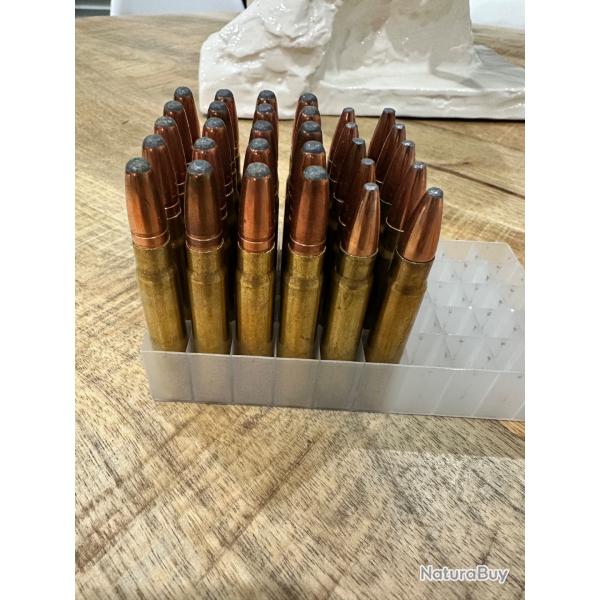 MUNITIONS DE CHASSE 9.3x62- 10 winchester power point en 285 grs - 20 Partisan PPU EN 285 grs
