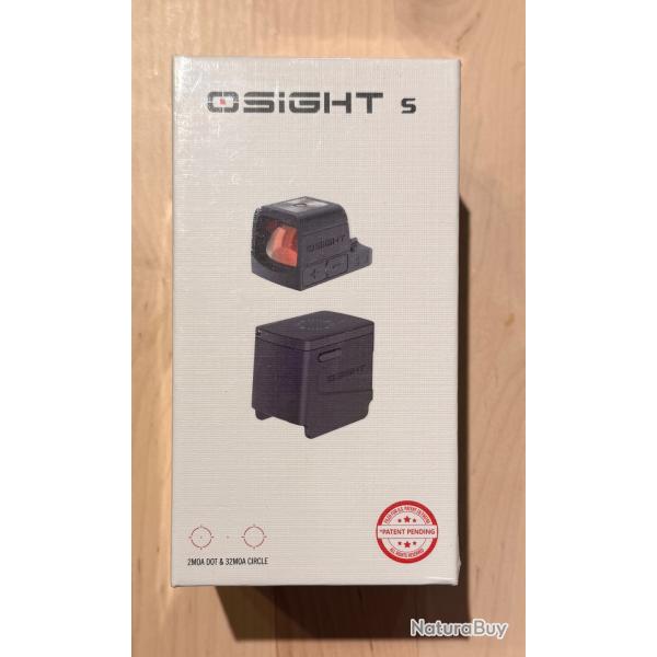 Osight S Optique Point de 2 MOA et cercle de 32 MOA