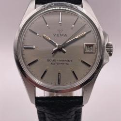 Montre YEMA SOUS-MARINE automatique vintage.