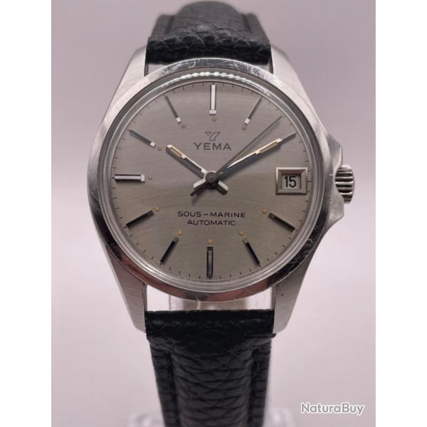 Montre YEMA SOUS-MARINE automatique vintage.