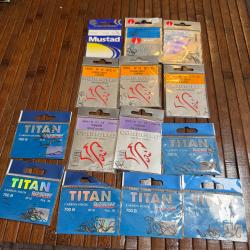 LOT P&Ecirc;CHE 210 HAME&Ccedil;ONS GRAUVELL / CANNELLE / VMC et MUSTAD