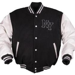 Veste Baseball TEDDY New York - Noir XL