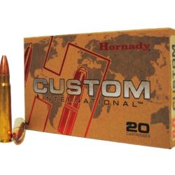 Cartouches HORNADY Custom International Interlock SP - Calibre 9,3x62 - 286grs - Boite de 20 unit&eacute;s