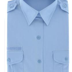 Chemise Manches Longues Bleu CIel 5 - 43/44 1HOMME