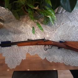 Carabine de jardin en 6 MM Flobert Warnant canon lourd hexagonal.