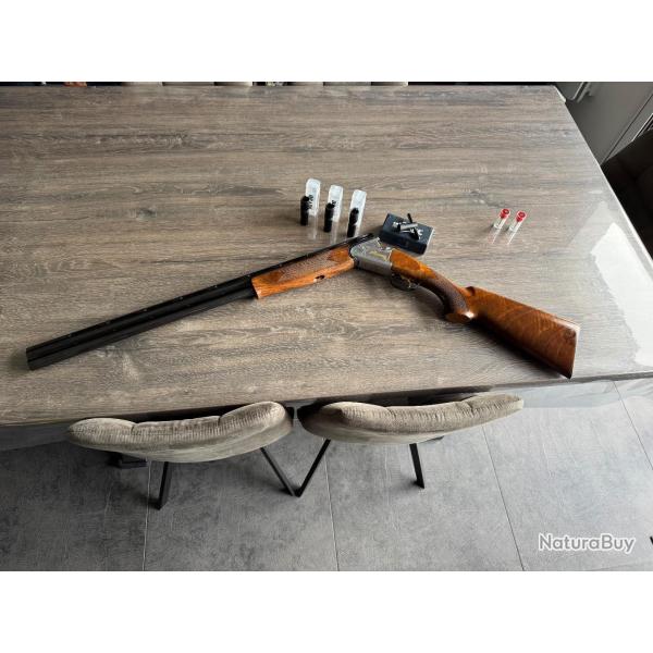 Etat neuf Fair premier gabion bascule acier 12/76 canon de 76 cm