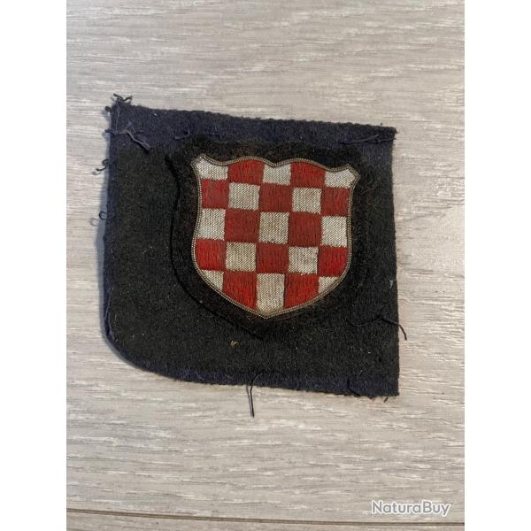 un insigne de cadre collaborateur croate ww2