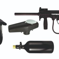 PACK lanceur TIPPMANN A5 BASIC Noir + Bouteille AIR 0,8L + Masque + Accessoires