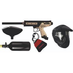 PACK lanceur TIPPMANN CRONUS BASIC Noir/Tan + Bouteille AIR 0,8L + Masque + Accessoires