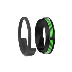 Bague de broche Axcel avec fibre optique et couvercle pour rh&eacute;ostat pour scope AVX-41 Vert .019