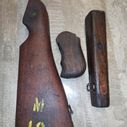 garniture bois pour thompson mle 28 A1 100 % origine
