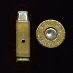 .44 AUTOMAG - RARE marquage prototype : FC 65 MATCH - &eacute;tui 33 mm - balle nickel pointe plomb plate