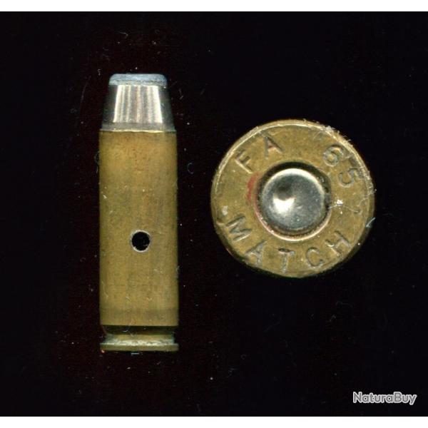 .44 AUTOMAG - RARE marquage prototype : FC 65 MATCH - �tui 33 mm - balle nickel pointe plomb plate