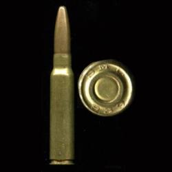 7.35 mm Caracano Italie - marqiage en relief : SMI 939 - balle cuivre pointe arrondie