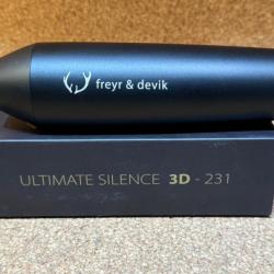 Mod&eacute;rateur de son Freyr & Devik Ultimate Silence 3D 231, cal 30 , 5/8x24, EN Stock !!!