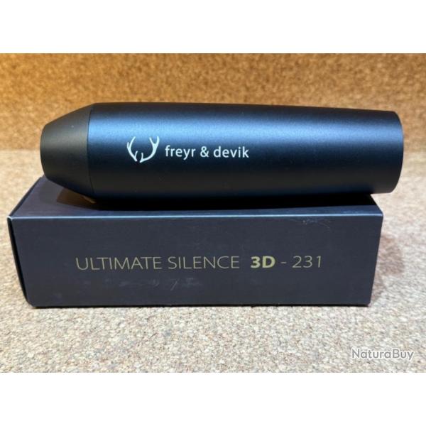 Mod�rateur de son Freyr & Devik Ultimate Silence 3D 231, cal 30 , 5/8x24, EN Stock !!!