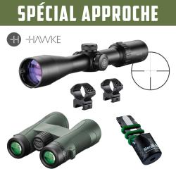 Pack sp&eacute;cial approche : optiques Hawke .223/.308 Marksman (9x)