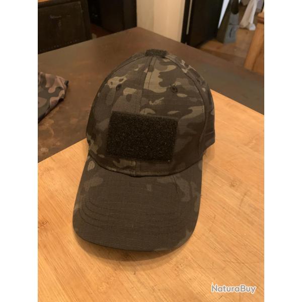 Casquette Camouflage avec Cache-Cou Int�gr� - Chasse, Outdoor, Militaire