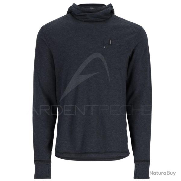 Sweat SIMMS Henry's Fork Hoody Black Heather 3XL