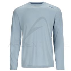 Tee shirt SIMMS Solarflex Crew Steel Blue Heather 3XL