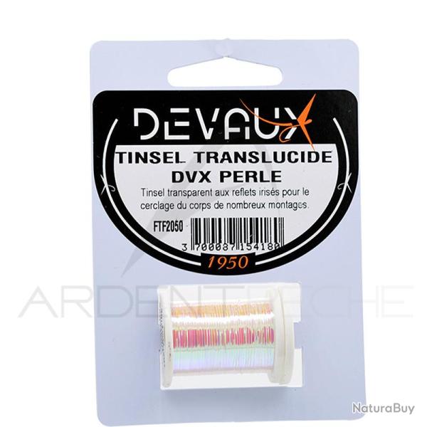 Tinsel translucide DEVAUX Perle