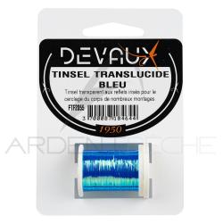 Tinsel translucide DEVAUX Bleu
