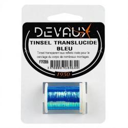 Tinsel translucide DEVAUX Bleu