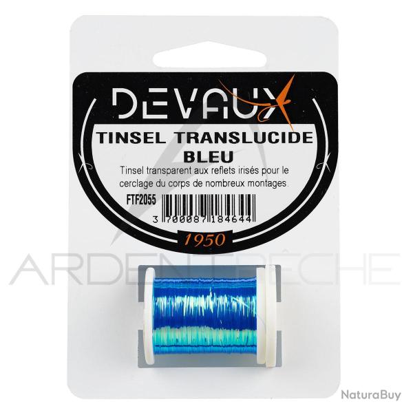 Tinsel translucide DEVAUX Bleu