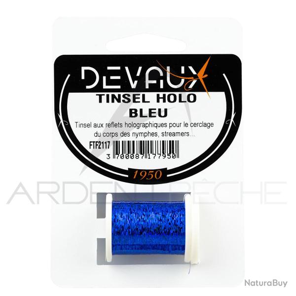 Tinsel holographique DEVAUX Holo bleu