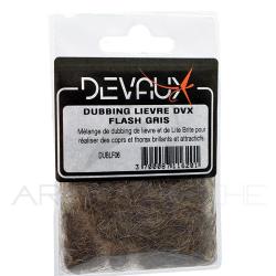 Dubbing DEVAUX li&egrave;vre flash gris