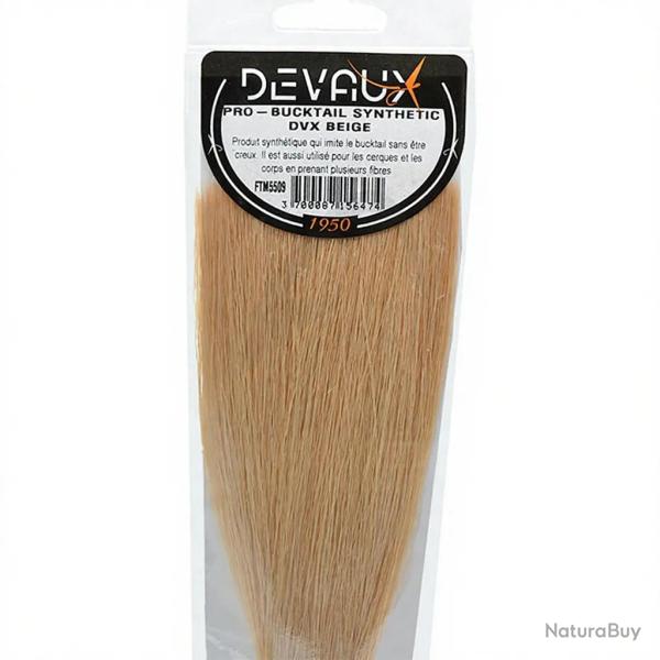 Pro bucktail synth�tique DEVAUX beige