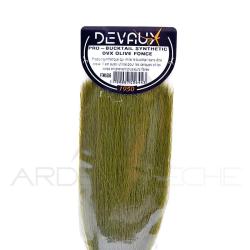 Pro bucktail synth&eacute;tique DEVAUX Olive fonc&eacute;