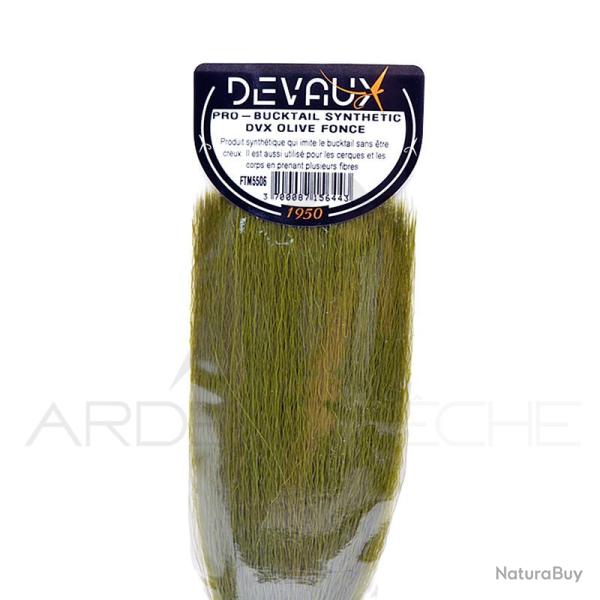 Pro bucktail synth�tique DEVAUX Olive fonc�