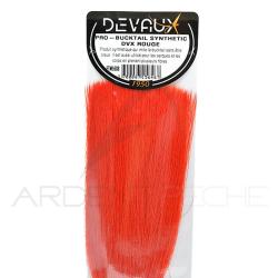 Pro bucktail synth&eacute;tique DEVAUX rouge
