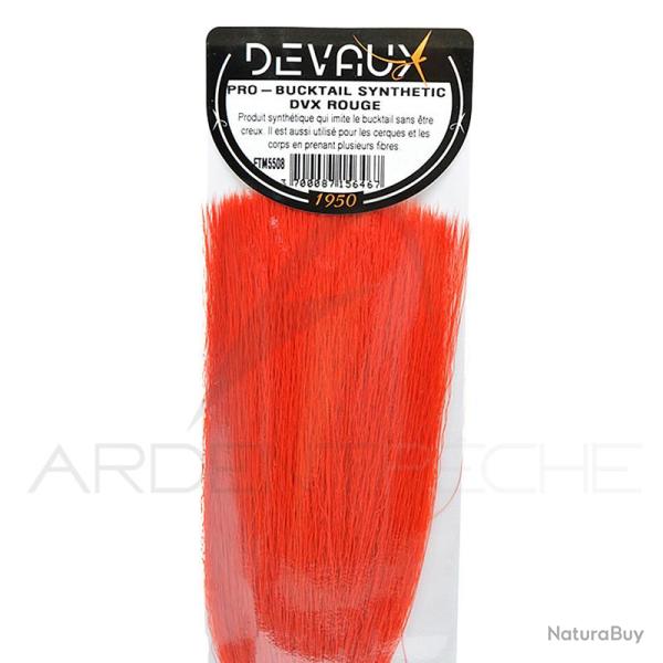 Pro bucktail synth�tique DEVAUX rouge