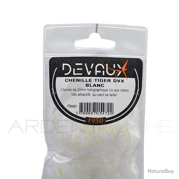 Chenille DEVAUX Tiger Blanc