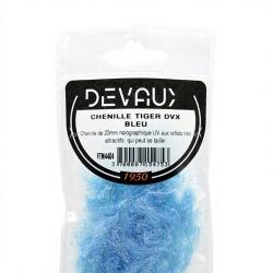 Chenille DEVAUX Tiger bleu