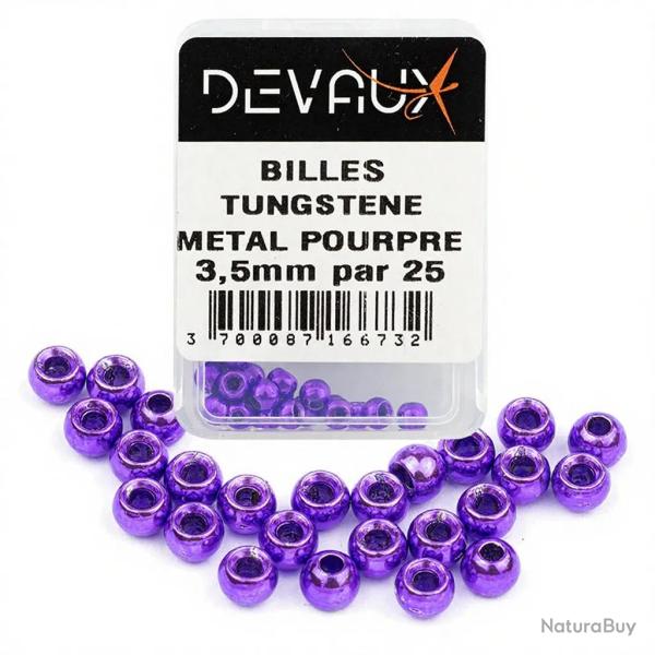 Bille Tungst�ne DEVAUX m�tal pourpre 2 mm