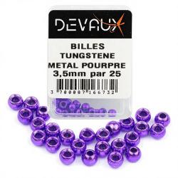 Bille Tungst&egrave;ne DEVAUX m&eacute;tal pourpre 4 mm
