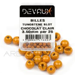 Bille Tungst&egrave;ne SLOT DEVAUX chocolat clair 4,6 mm