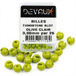 Bille Tungst&egrave;ne SLOT DEVAUX olive clair 4,6 mm