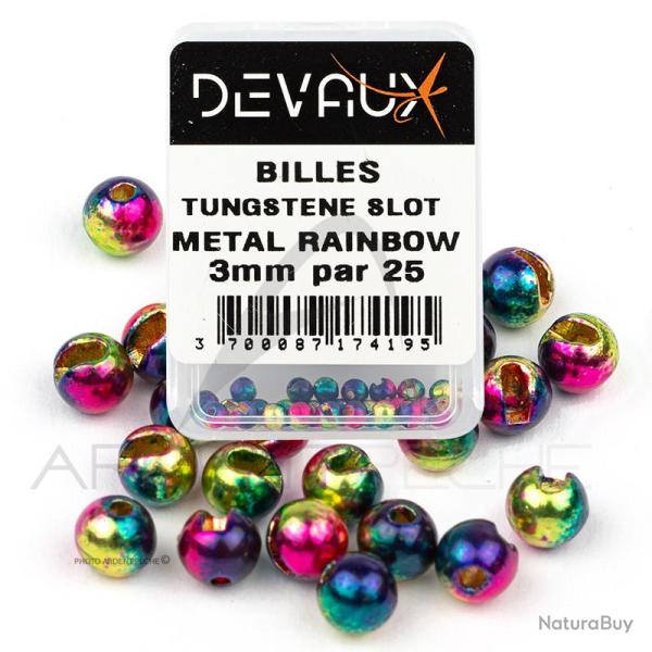 Bille Tungst�ne SLOT DEVAUX m�tal rainbow 4,6 mm