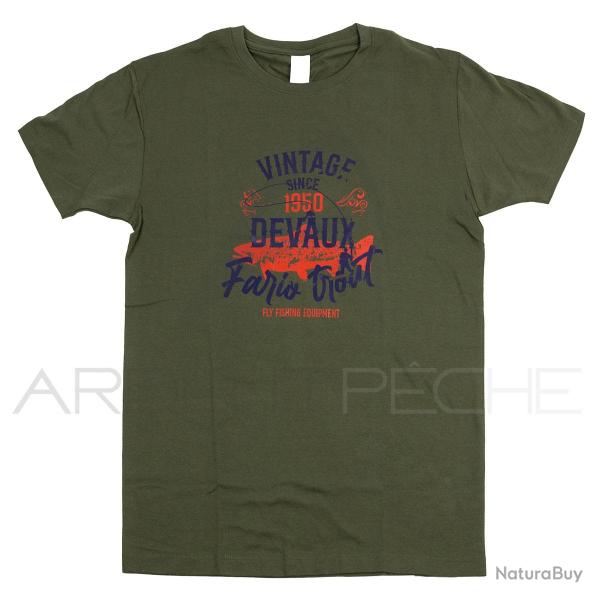 Tee Shirt DEVAUX Vintage Kaki