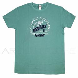 Tee Shirt DEVAUX Academy Vert d eau